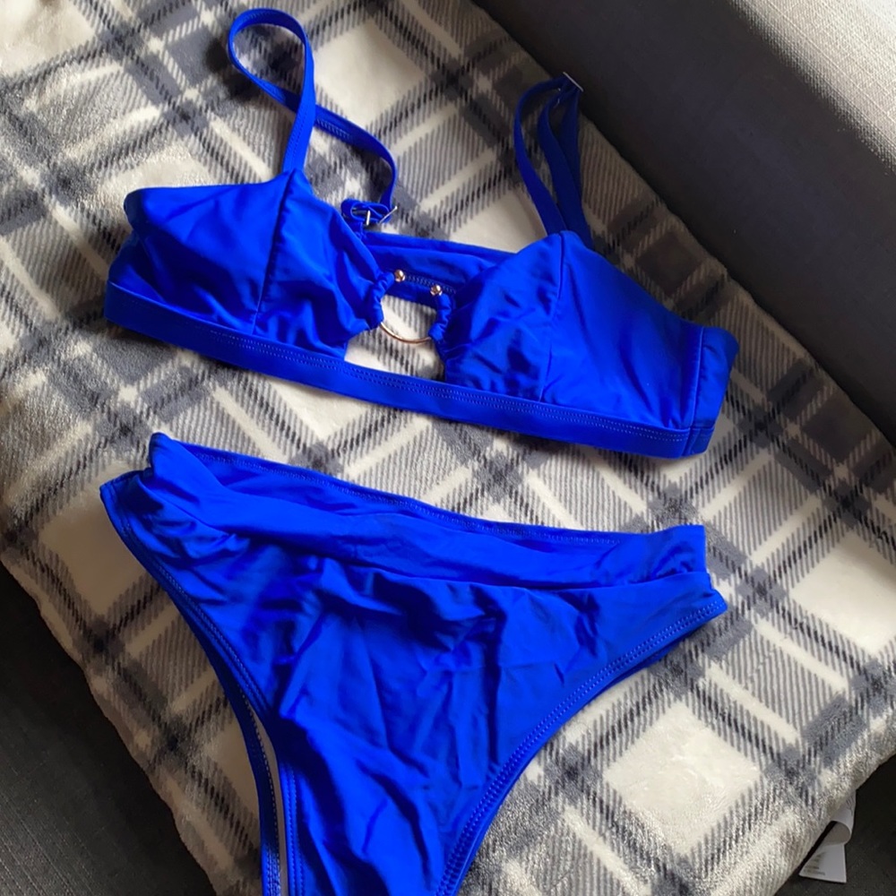 Royal blue bikini